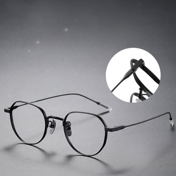 Titanium Geometric Glasses Frame 80803