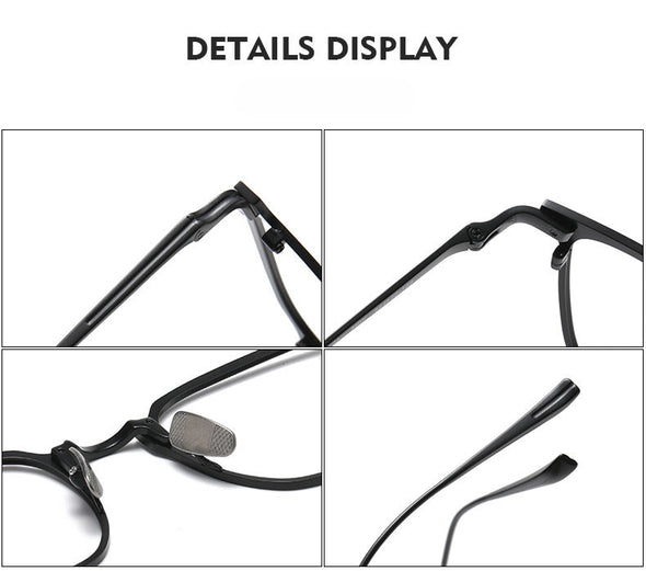 Retro Titanium Square Glasses Frame KJ-40A