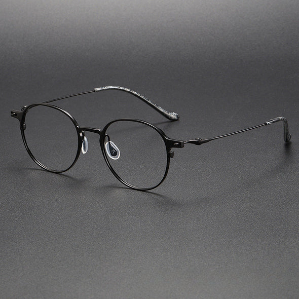 Titanium Vintage Round Eyeglasses Frames 202315