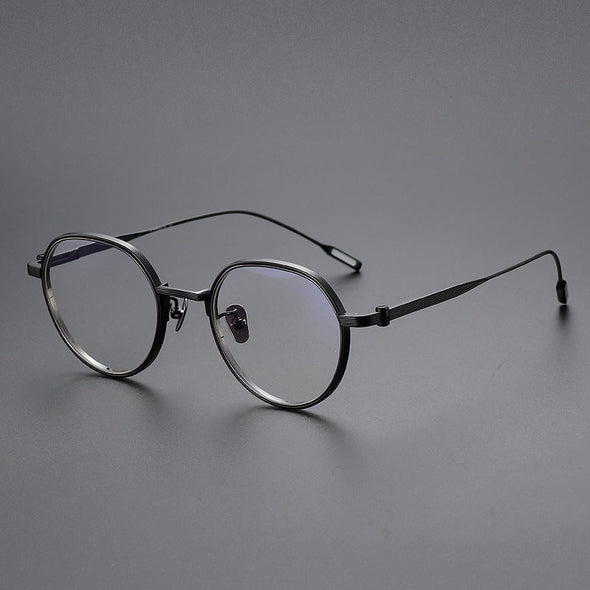 Titanium Geometric Glasses Frame KV-61