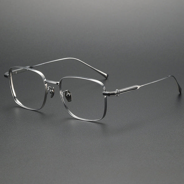 Retro Titanium Square Glasses Frame 80984