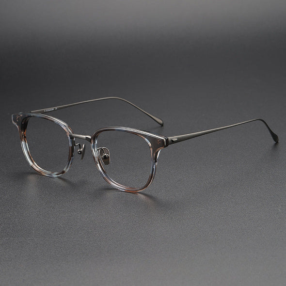 Titanium Vintage Square Eyeglasses Frames GMS823