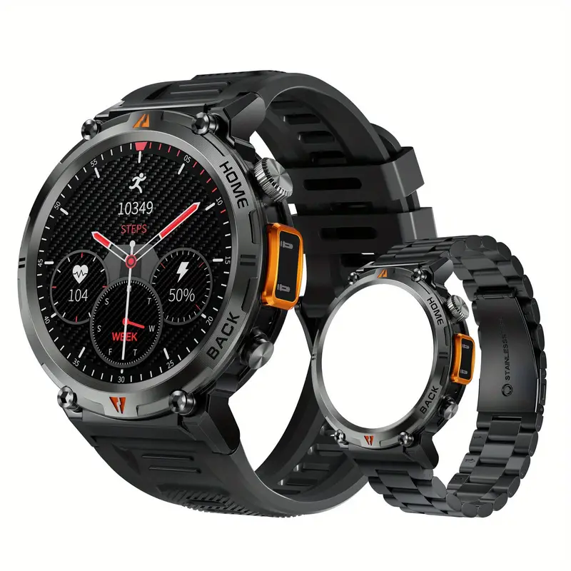 EIGIIS KE3 Smart Watch - Fitness Tracker, Heart Rate Monitor, Waterproof,  and Mo