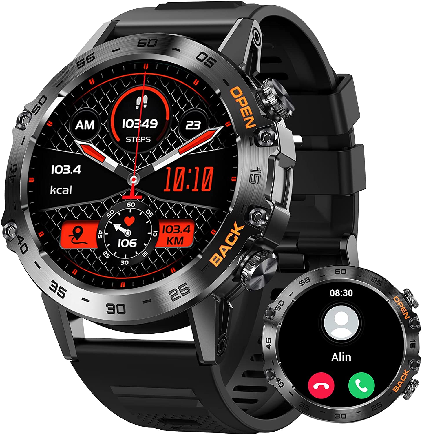 Tactical Smart Watch EIGIIS Military Smart Watch For Men Make