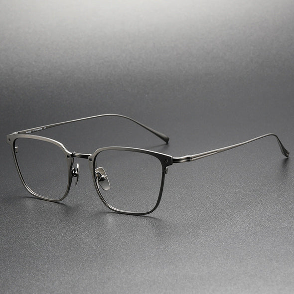 Retro Titanium Square Glasses Frame KJ-40A