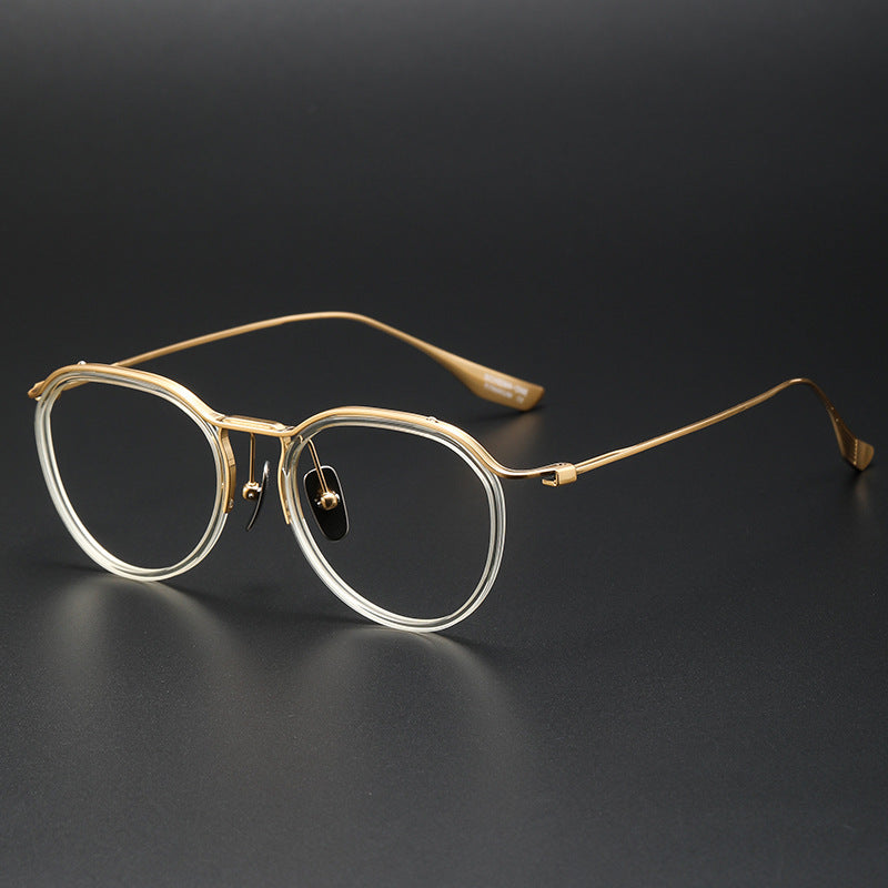 DAMAGE ASIA OPTICALS Square Frame Thick Temple Sunglasses