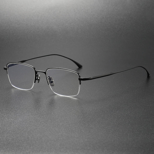 Retro Titanium Square Glasses Frame MIES