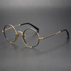 Titanium Vintage Round Eyeglasses Frames 1013H
