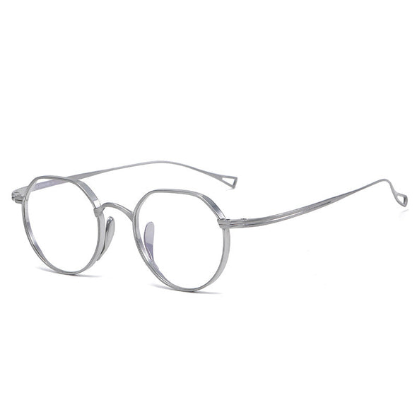 Titanium Geometric glasses Frame  KMN-9916