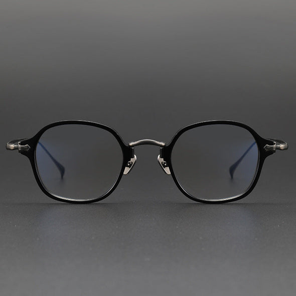 Retro Titanium Square Glasses Frame KMN183