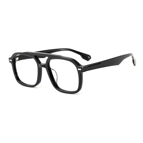 Retro Acetate Square Glasses Frames  8116