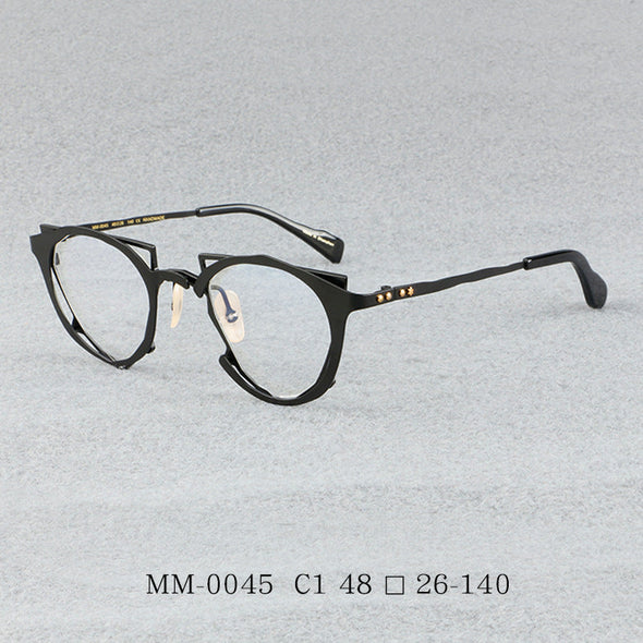 Retro pure titanium frames full frame ultra-light frames 0045