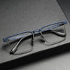 Browline Retro Titanium Ultra-Light Glasses Frame DTX137