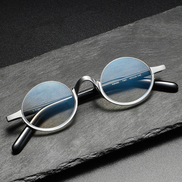 Titanium Round Glasses Frame kmn80