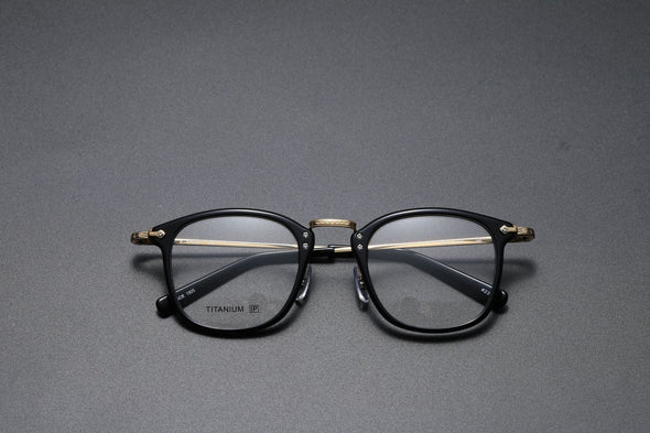 Retro Titanium Square Glasses Frame GMS806