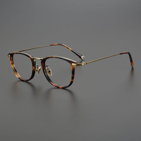 Titanium Vintage Square Eyeglasses Frames 0310