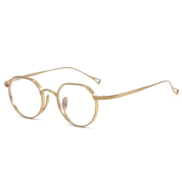 Titanium Geometric glasses Frame  KMN-9916