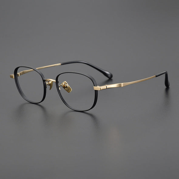 Retro Titanium Square Glasses Frame 11086