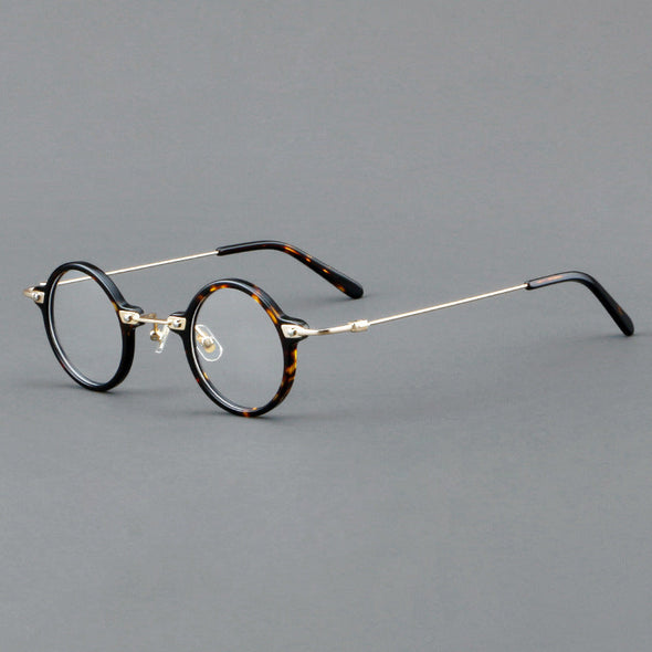 New small round frame plate glasses 5813