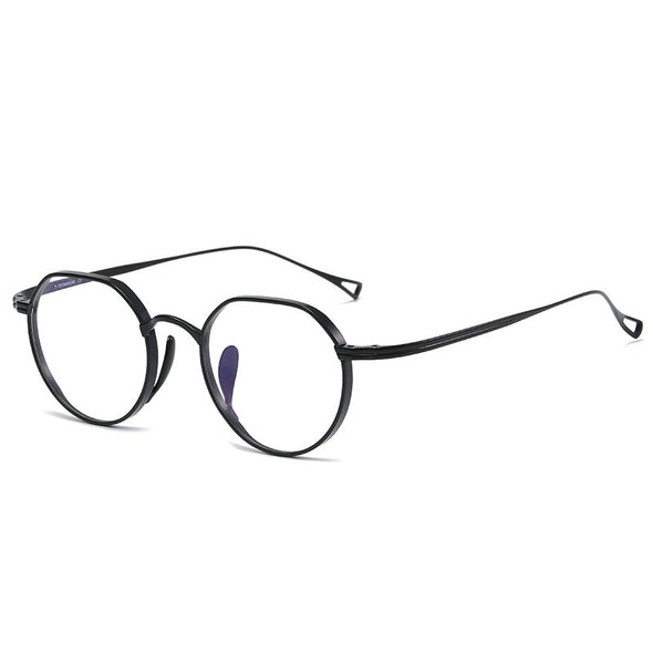 Titanium Geometric glasses Frame  KMN-9916