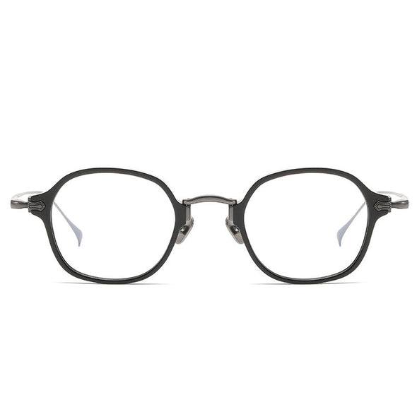 Retro Titanium Square Glasses Frame KMN183