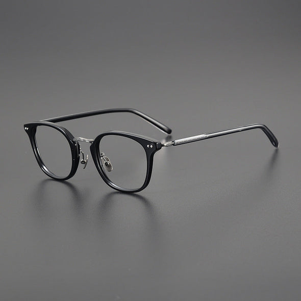 Retro Titanium Square Glasses Frame 9808
