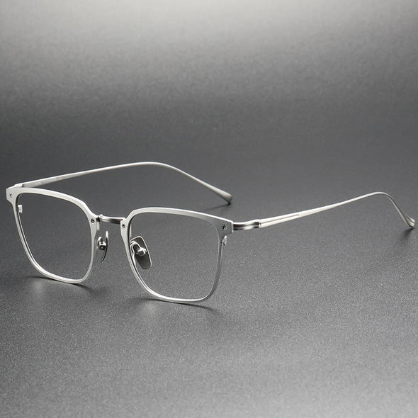 Retro Titanium Square Glasses Frame KJ-40A