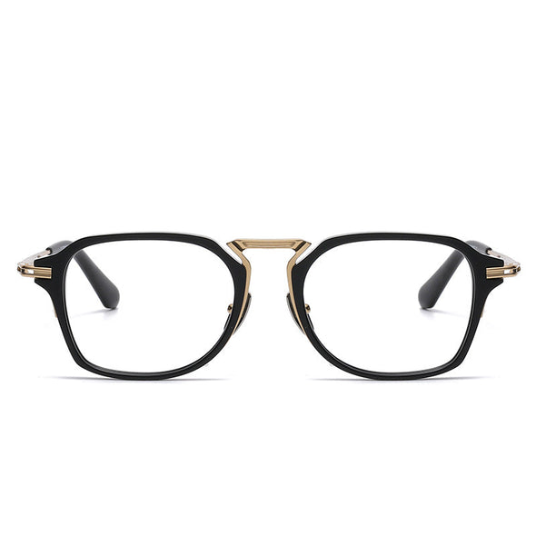 Titanium Vintage Square Glasses Frame DTX413