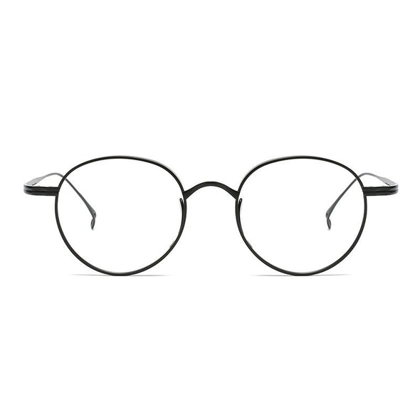 Titanium Vintage Oval Glasses Frame 10518