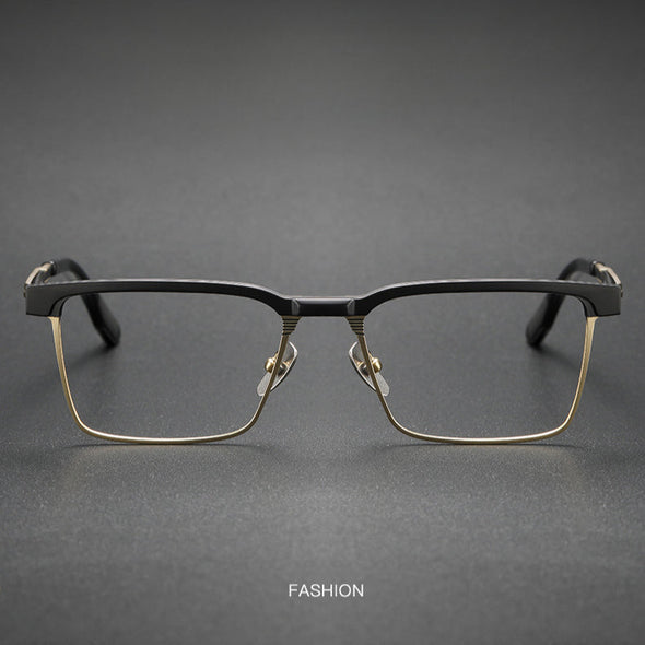Browline Retro Titanium Ultra-Light Glasses Frame DTX137