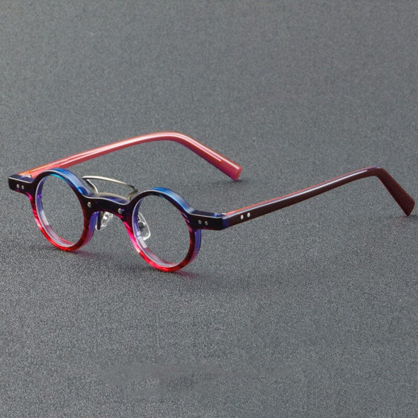 Bert Punk Retro Round Acetate Frame
