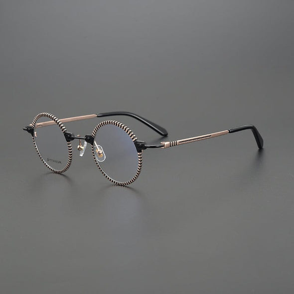 Bevin Round Titanium Glasses Frame