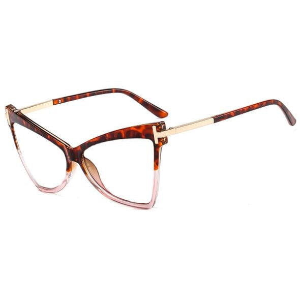 Caroline Cat Eye Clear Light Glasses