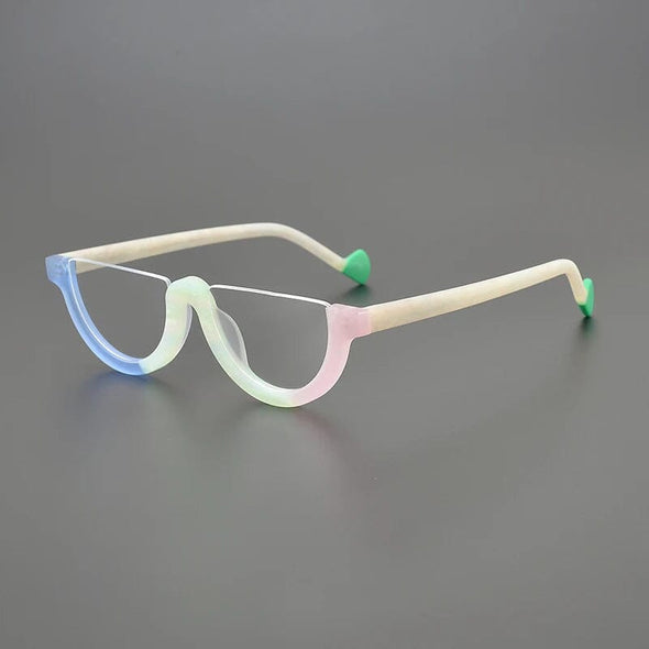 Cyd Retro Semi Circle Acetate Glasses Frame