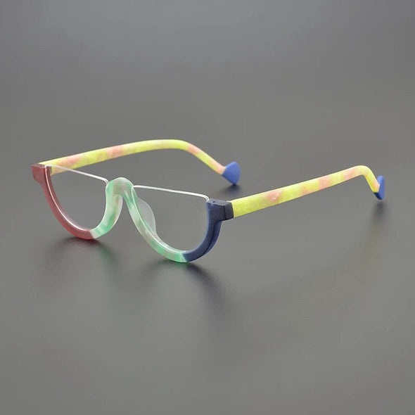 Cyd Retro Semi Circle Acetate Glasses Frame