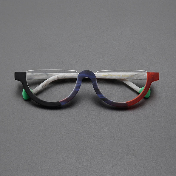 Cyd Retro Semi Circle Acetate Glasses Frame