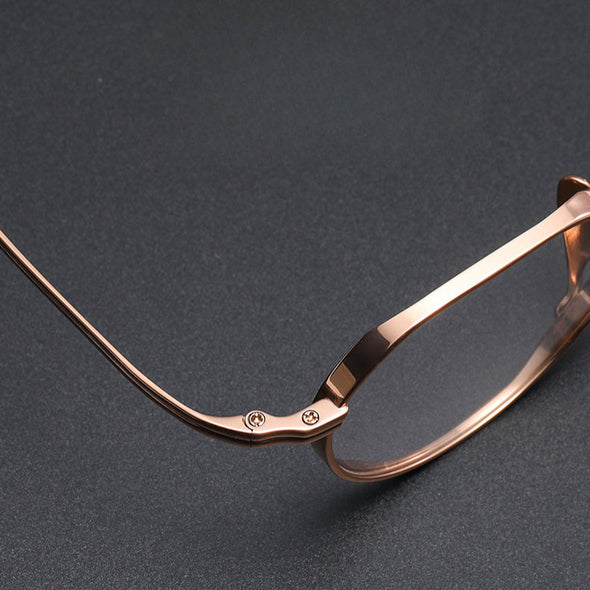 Titanium Geometric glasses Frame  KMN-9916
