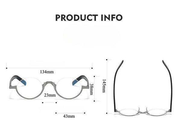 Titanium Round Glasses Frame kmn80
