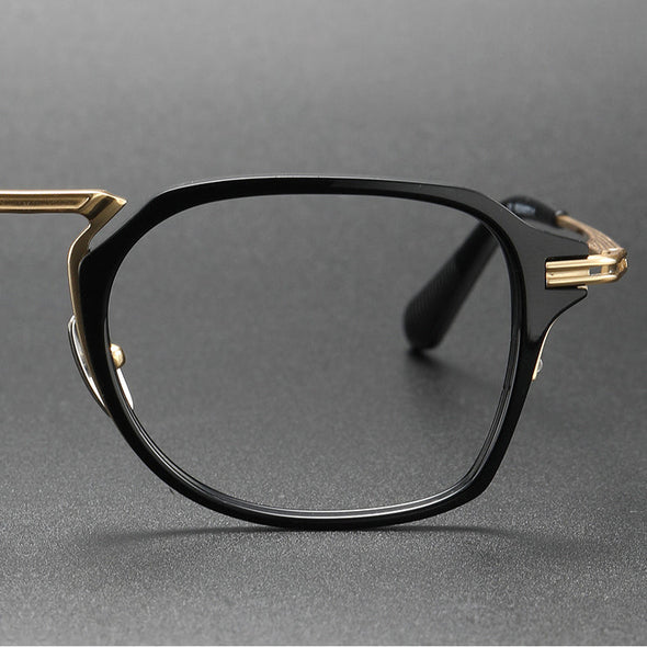 Titanium Vintage Square Glasses Frame DTX413