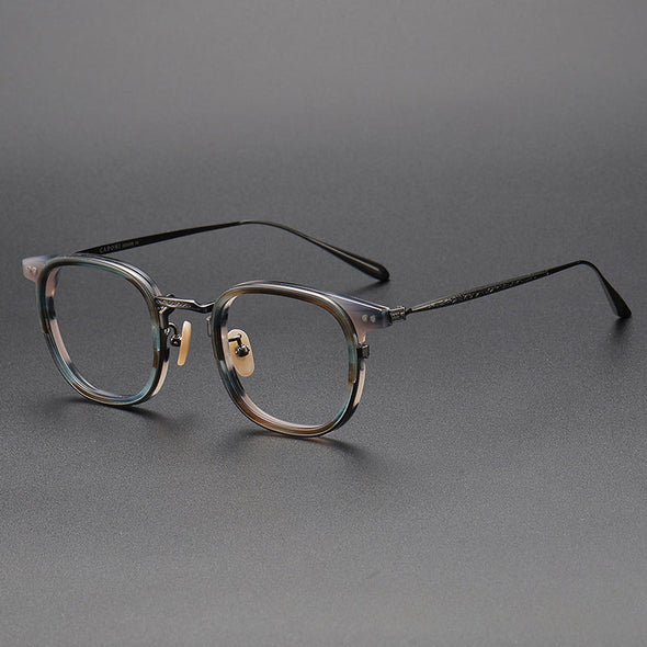 Titanium Vintage Square Eyeglasses Frames GD001