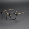 Titanium Vintage Square Eyeglasses Frames GMS823