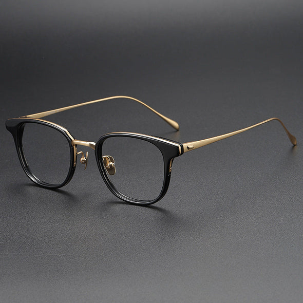 Titanium Vintage Square Eyeglasses Frames GMS823