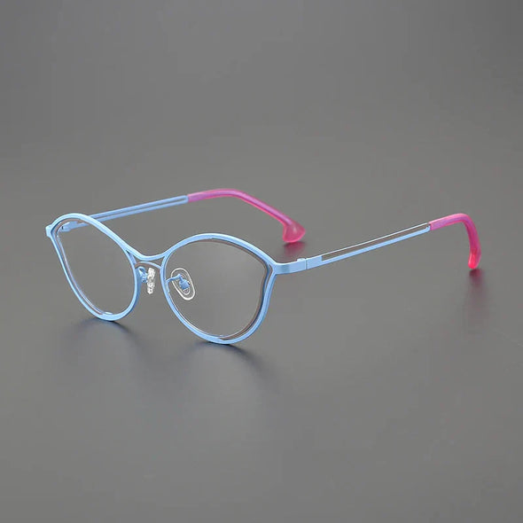Jeanie Cat Eyes Titanium Glasses Frame