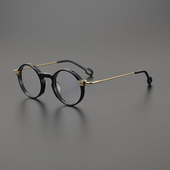 Kai Retro Round Acetate Glasses Frame