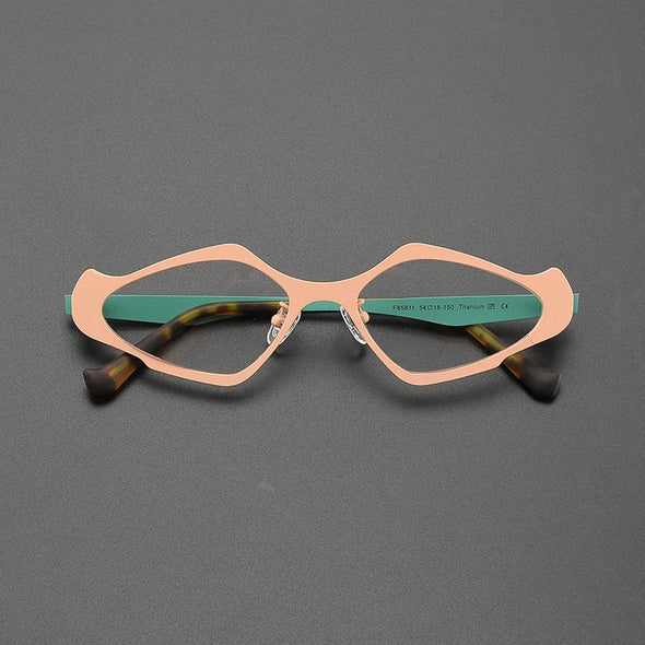Karen Cat Eyes Titanium Glasses Frame
