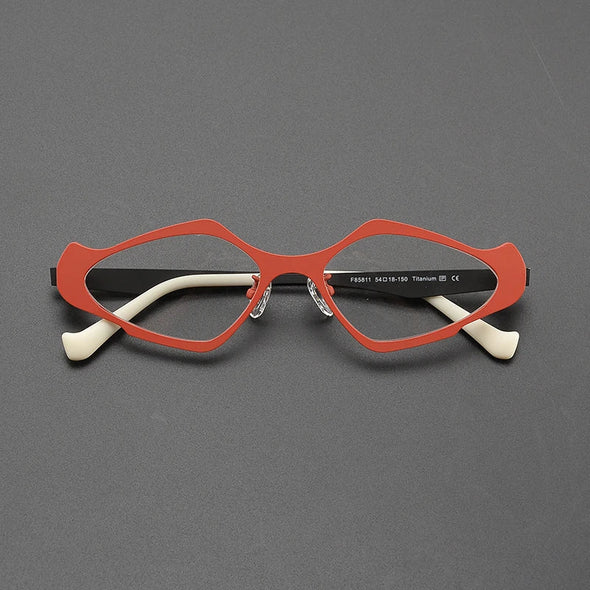 Karen Cat Eyes Titanium Glasses Frame