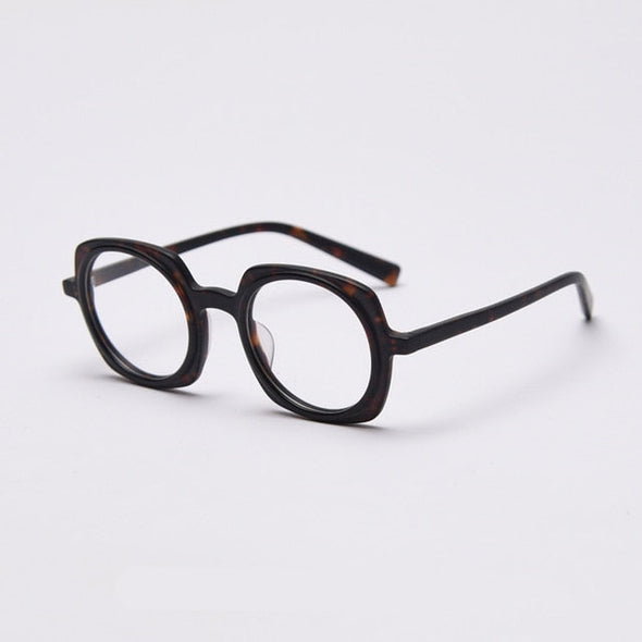 Kim Round Upscale Acetate Optical Glasses Frame