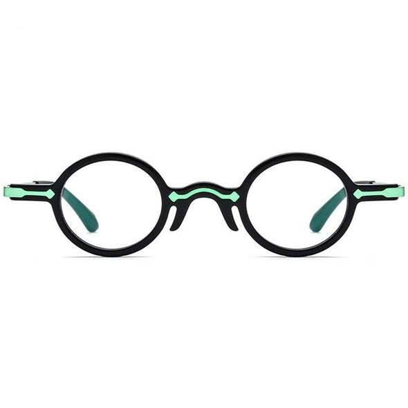 Leif  Retro Small Round Acetate Glasses Frame