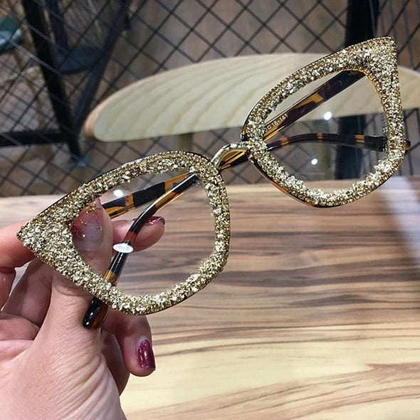 Madonna Vintage Cat Eye Glasses Frame