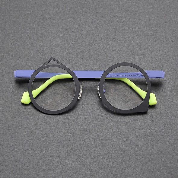 Noor Retro Titanium Glasses Frame